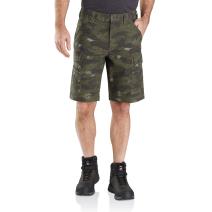 Basil Blind Fatigue Camo Rugged Flex® Relaxed Fit Canvas Cargo Work Short - 11 Inch