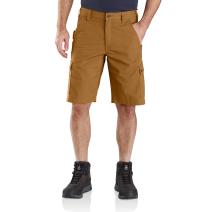 Carhartt Brown Rugged Flex® Relaxed Fit Ripstop Cargo Work Short - 11 Inch