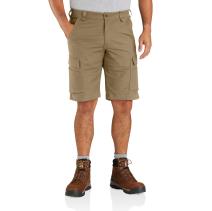 Dark Khaki Force® Relaxed Fit Ripstop Cargo Work Short - 11 Inch