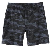 Black Abstract Camo Carhartt LWD™ Relaxed Fit Hybrid Short - 9 Inch