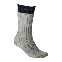 Navy Steel Toe Arctic Wool Boot Sock