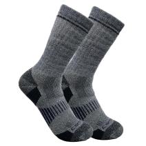 Navy Midweight Synthetic-Wool Blend Boot Sock 2-Pack