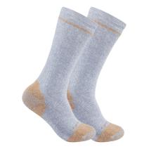 Gray Midweight Cotton Blend Steel Toe Boot Sock 2-Pack