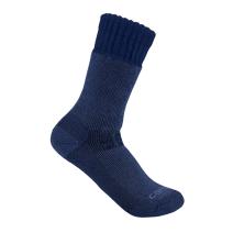 Navy Heavyweight Synthetic-Wool Blend Boot Sock