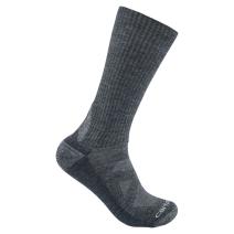 Carbon Heather Midweight Merino Wool Blend Boot Sock