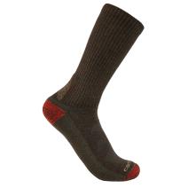 Olive Midweight Merino Wool Blend Boot Sock
