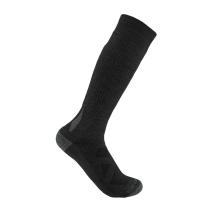 Black Heavyweight Merino Wool Blend Boot Sock