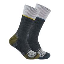 White Force® Midweight Steel Toe Crew Sock 2-Pack