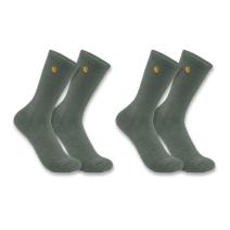 Dusty Olive Force® Midweight Crew Sock 2-Pack