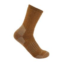 Oiled Walnut Heavyweight Synthetic-Wool Blend Crew Sock
