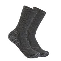 Charcoal Force® Midweight Synthetic-Wool Blend Crew Sock 2-Pack