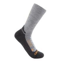 Granite Heather Midweight Synthetic-Merino Wool Blend Trail Crew Sock