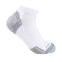 White Midweight Cotton Blend Low-Cut Sock 3-Pack