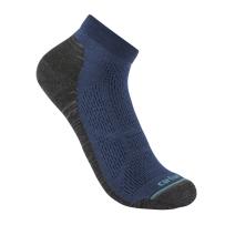 Blue Lightweight Synthetic-Merino Wool Blend Low Cut Sock