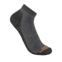 Gray Lightweight Synthetic-Merino Wool Blend Low Cut Sock