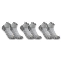 Charcoal Force® Midweight Quarter Sock 3-Pack