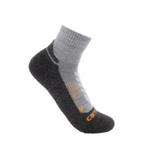 Granite Heather Midweight Synthetic-Merino Wool Blend Trail Quarter Sock
