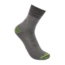 Heather Gray Force® Grid Lightweight Synthetic-Merino Wool Blend Short Crew Sock
