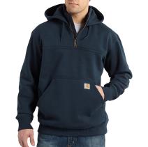 New Navy Rain Defender® Loose Fit Heavyweight Quarter-Zip Sweatshirt