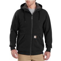 Black Rain Defender® Relaxed Fit Midweight Sherpa-Lined Full-Zip Sweatshirt