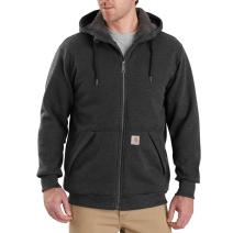 Carbon Heather Rain Defender® Relaxed Fit Midweight Sherpa-Lined Full-Zip Sweatshirt