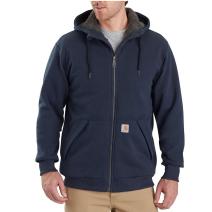 New Navy Rain Defender® Relaxed Fit Midweight Sherpa-Lined Full-Zip Sweatshirt