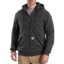 Carbon Heather Rain Defender® Relaxed Fit Midweight Quilt-Lined Full-Zip Sweatshirt
