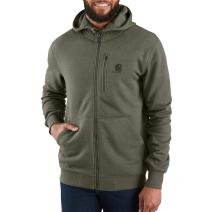 Moss Heather Force Delmont Graphic Full-Zip Hooded Sweatshirt