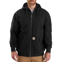Black Rain Defender® Loose Fit Midweight Thermal-Lined Full-Zip Sweatshirt