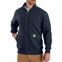 Navy Rain Defender® Loose Fit Heavyweight Full-Zip Mock-Neck Sweatshirt