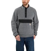 Granite Heather Relaxed Fit Fleece Pullover
