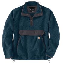 Night Blue Heather Relaxed Fit Fleece Pullover
