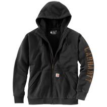 Black Rain Defender® Loose Fit Fleece-Lined Logo Graphic Sweatshirt