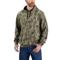 Mossy Oak® Bottomland Camo Loose Fit Midweight Camo Sleeve Graphic Sweatshirt