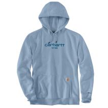 Alpine Blue Heather Force® Relaxed Fit Lightweight Logo Graphic Sweatshirt