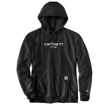 Black Force Relaxed Fit Lightweight Logo Graphic Sweatshirt