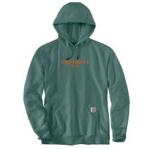 Slate Green Heather Force Relaxed Fit Lightweight Logo Graphic Sweatshirt