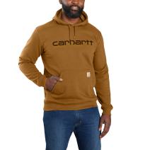 Carhartt Brown Rain Defender® Loose Fit Midweight "C" Logo Graphic Sweatshirt