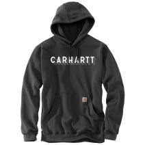 Carbon Heather Rain Defender® Loose Fit Midweight Logo Graphic Sweatshirt