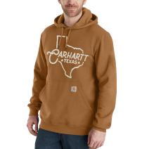 Carhartt Brown Loose Fit Midweight Texas Graphic Sweatshirt