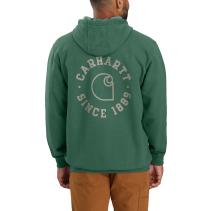 Frosted Balsam Heather Rain Defender® Loose Fit Midweight 1889 Graphic Sweatshirt