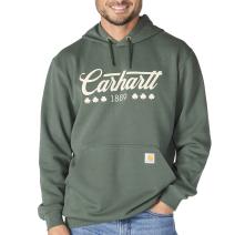 Forestry Green Marquette Shamrock  Sweatshirt