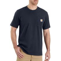 Navy Relaxed Fit Workwear Pocket T-Shirt