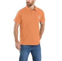 Dusty Orange Force® Delmont Short Sleeve Polo Shirt