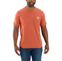 Desert Orange Heather Force® Relaxed Fit Midweight Short Sleeve Pocket T-Shirt