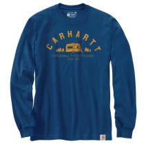 Lakeshore Heather Relaxed Fit Heavyweight Long-Sleeve Camper Graphic T-Shirt