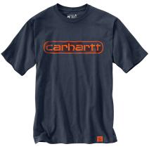 Bluestone Loose Fit Heavyweight Short-Sleeve Camo Logo Graphic T-Shirt