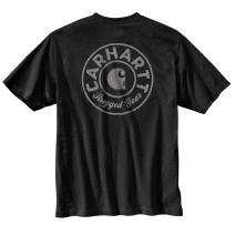 Black Loose Fit Heavyweight Short-Sleeve Built to Last Graphic T-Shirt