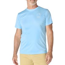 Blue Gleam Heather Force Sun Defender&trade; Lightweight Short-Sleeve Logo Graphic T-Shirt