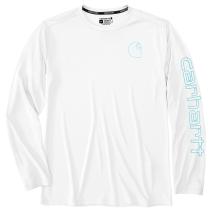 White Force Sun Defender™ Lightweight Long-Sleeve Logo Graphic T-Shirt